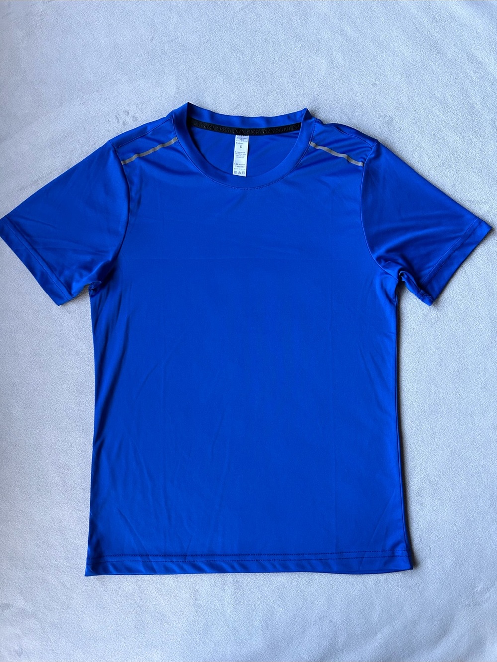 Athletic Tee ~ Men’s Size S ~ Blue
